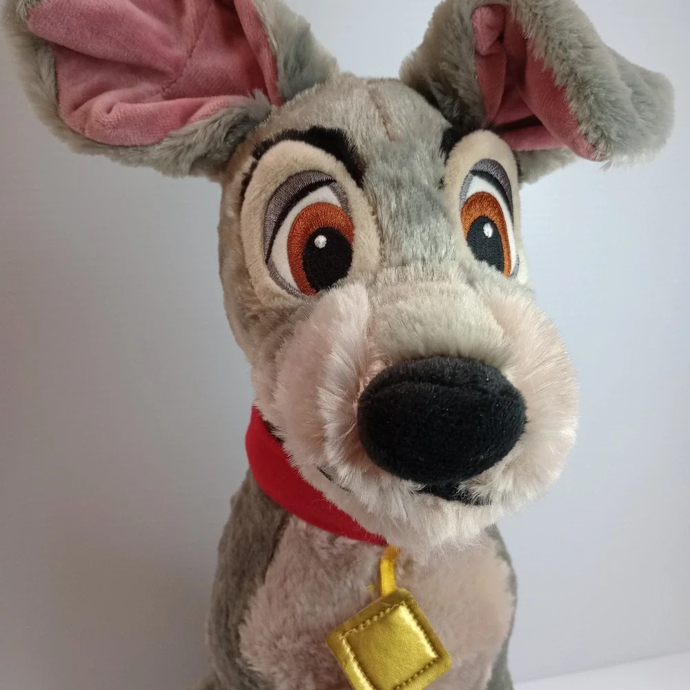 Disney Store Lady and the Tramp - Tramp the Dog red collar Plush‎ – 15